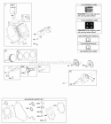 Camshaft Crankshaft Cylinder Piston Group Diagram and Parts List for 127332-0133-B8  Briggs and Stratton Engine